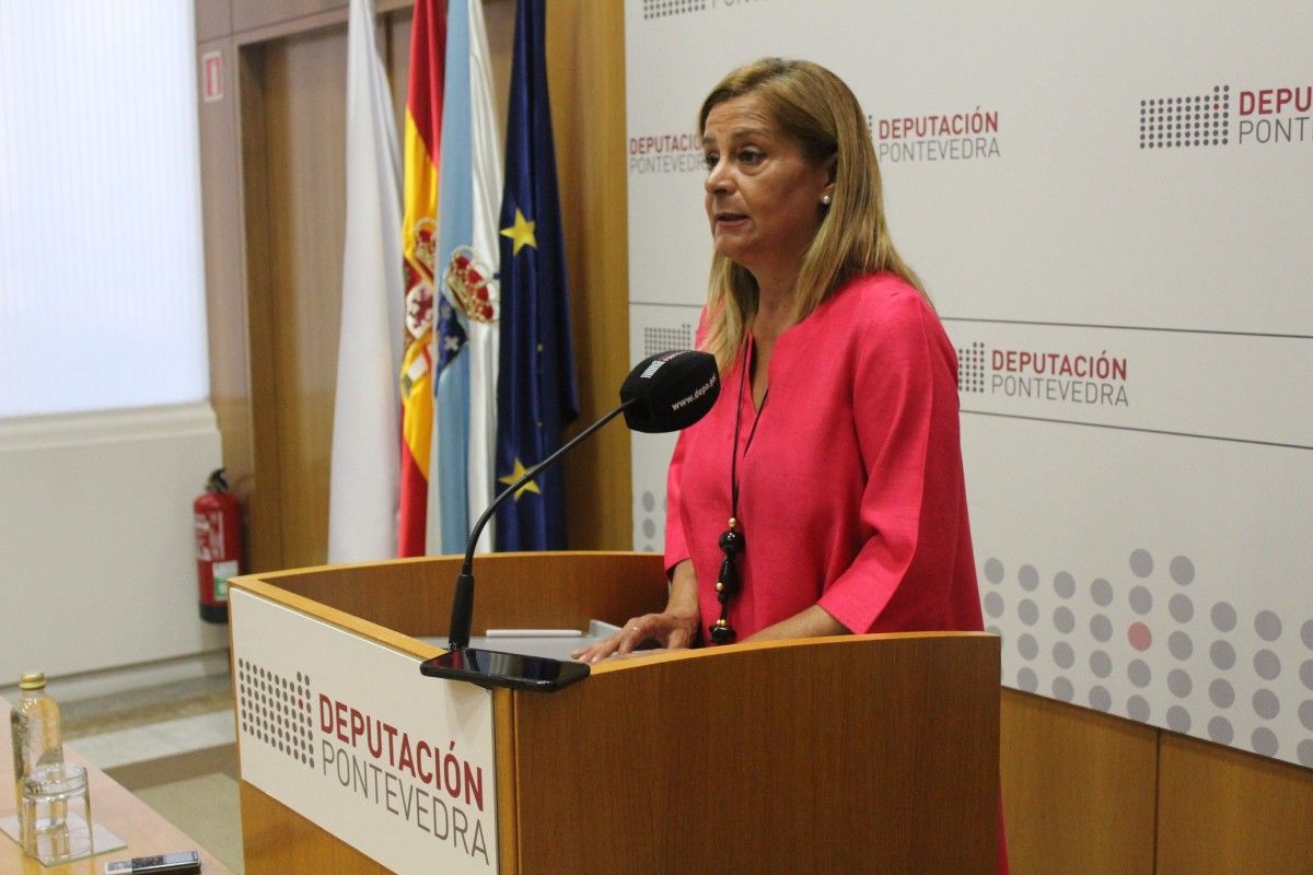 Carmela Silva, presidenta de la Deputación