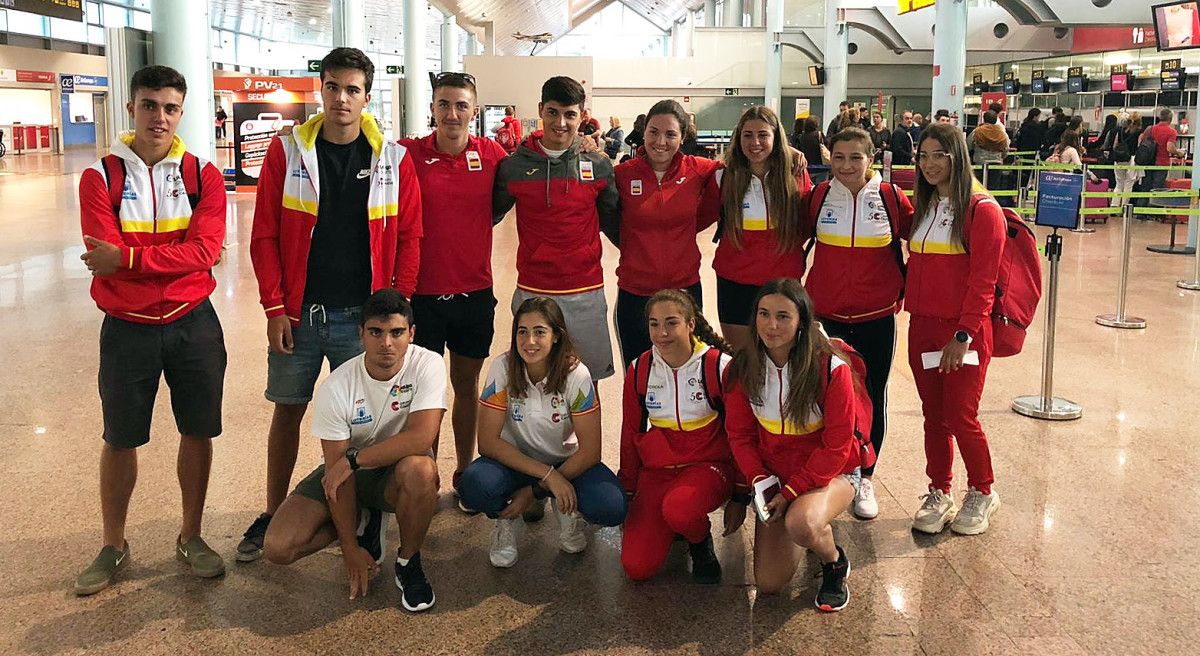 Deportistas galegos rumbo ao Mundial Júnior e Sub-23 de Piragüismo