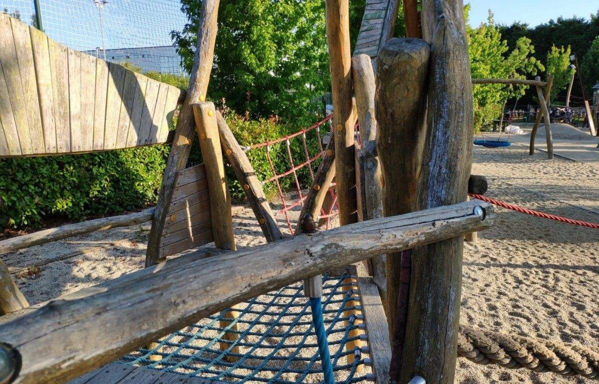 Mejora de la zona de juegos del parque de la Illa das Esculturas