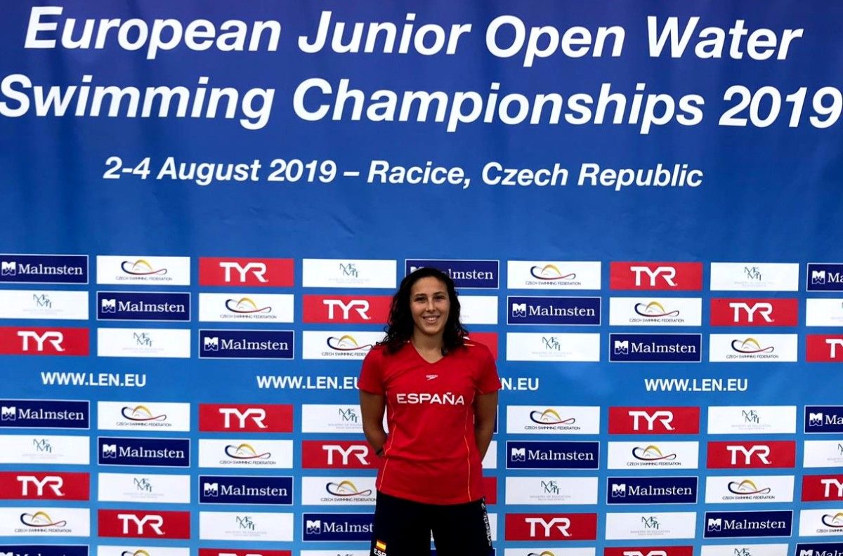 Carla Goyanes, décimo novena en el Europeo Júnior de Aguas Abiertas
