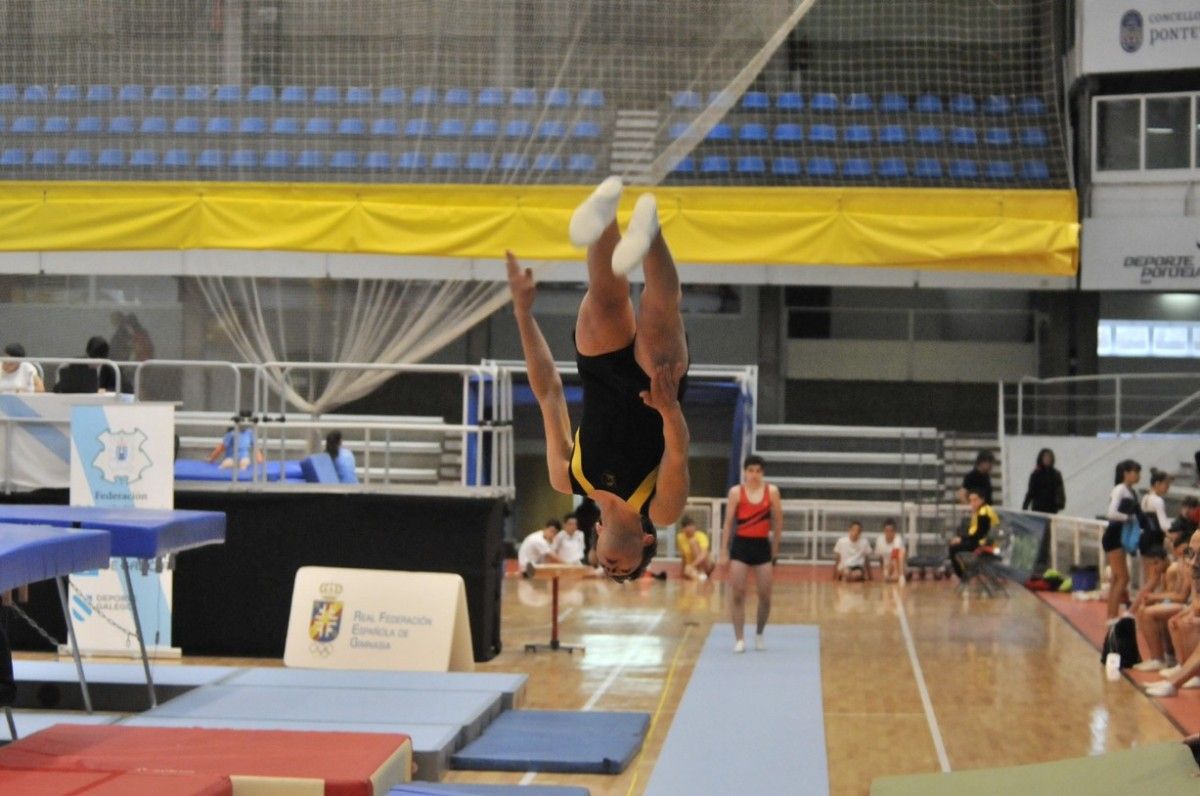Participantes no Campionato de España de Ximnasia Trampolín de Pontevedra