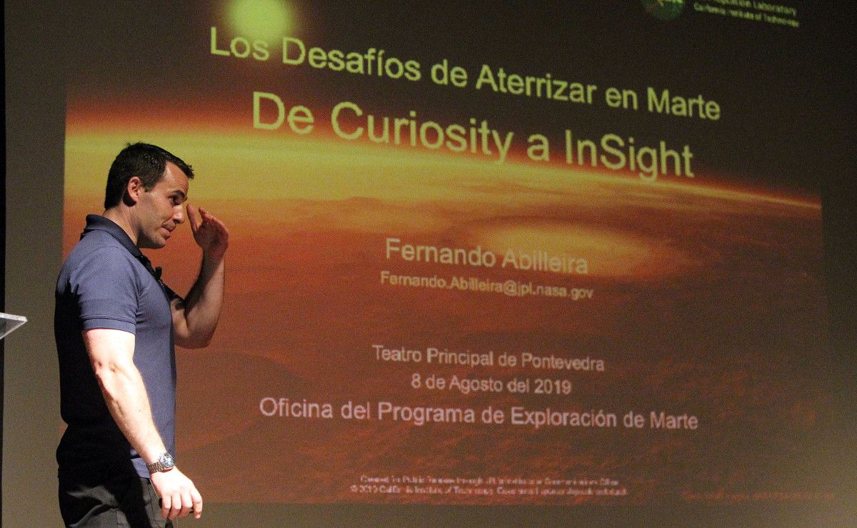 Conferencia del ingeniero de la NASA, Fernando Abilleira
