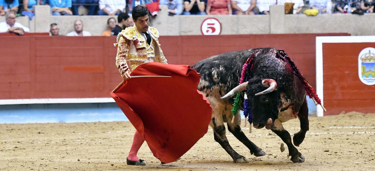 Pablo Aguado no seu debut na Feira Taurina da Peregrina 2019