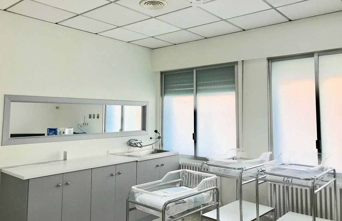 Área de hospitalización de obstetricia do hospital provincial