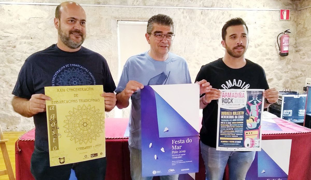 Presentación das Festas do Mar en Combarro