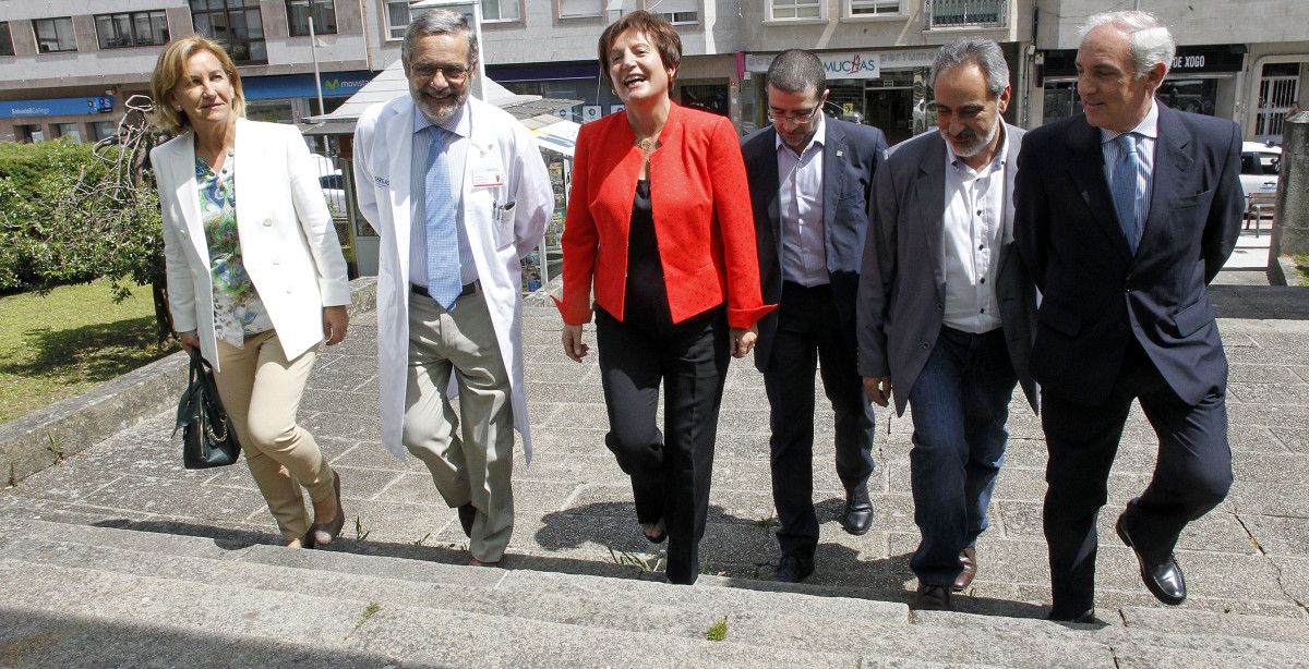 Visita de la conselleira de Sanidade a Pontevedra