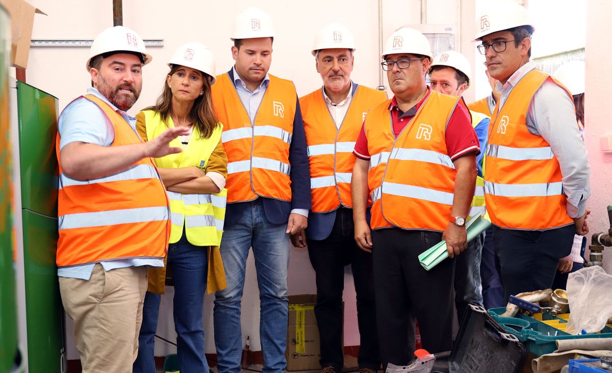 Visita a las obras del CEIP de Tenorio