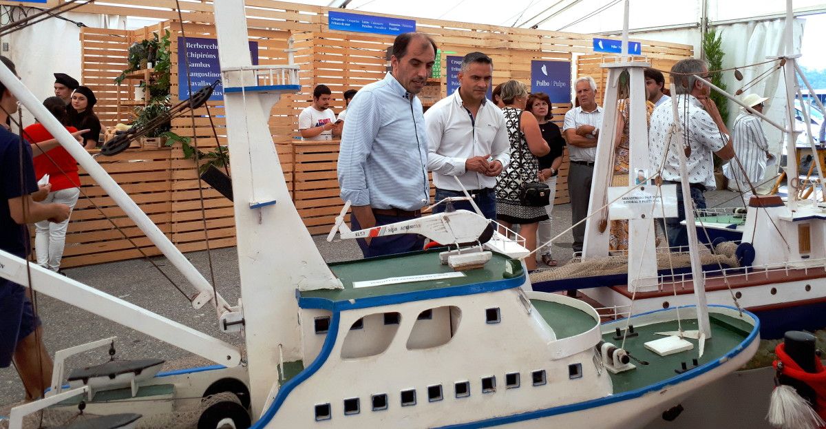 Ángel Moldes en la inauguración de la Festa do Mar 2019