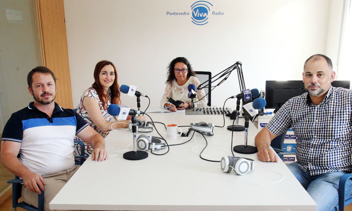 James Salaño, Patricia Leiro e Henrique Silva nas Conversas na Ferrería