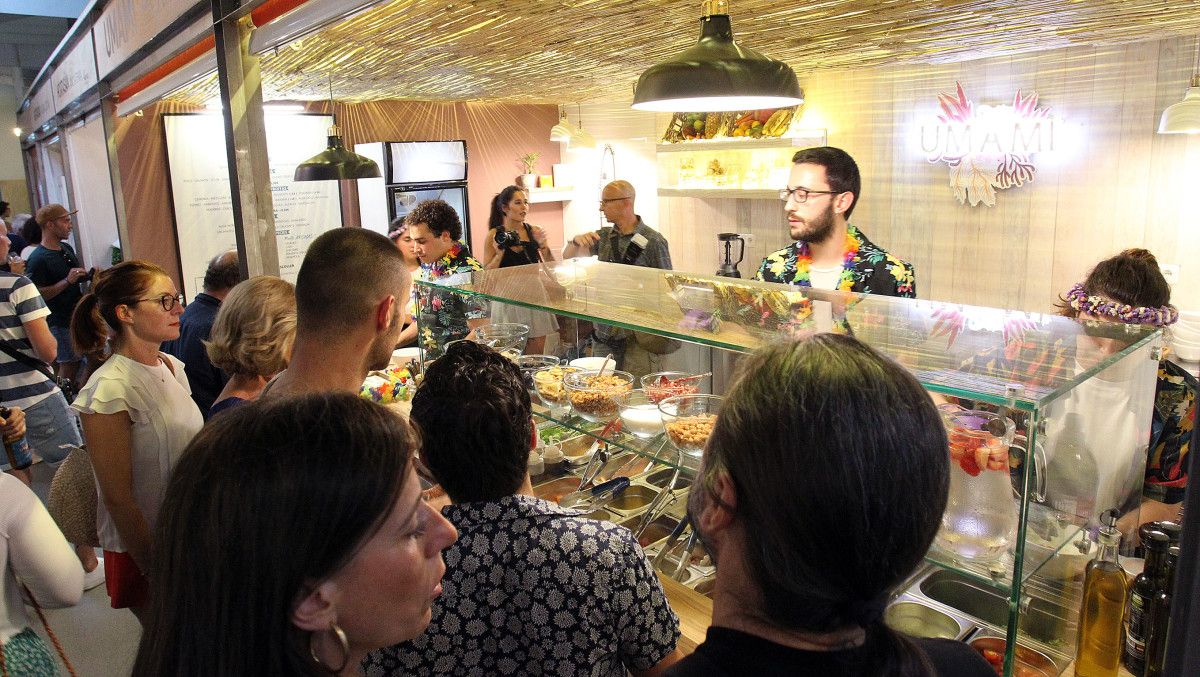 Espacio gastronómico del mercado municipal de Pontevedra