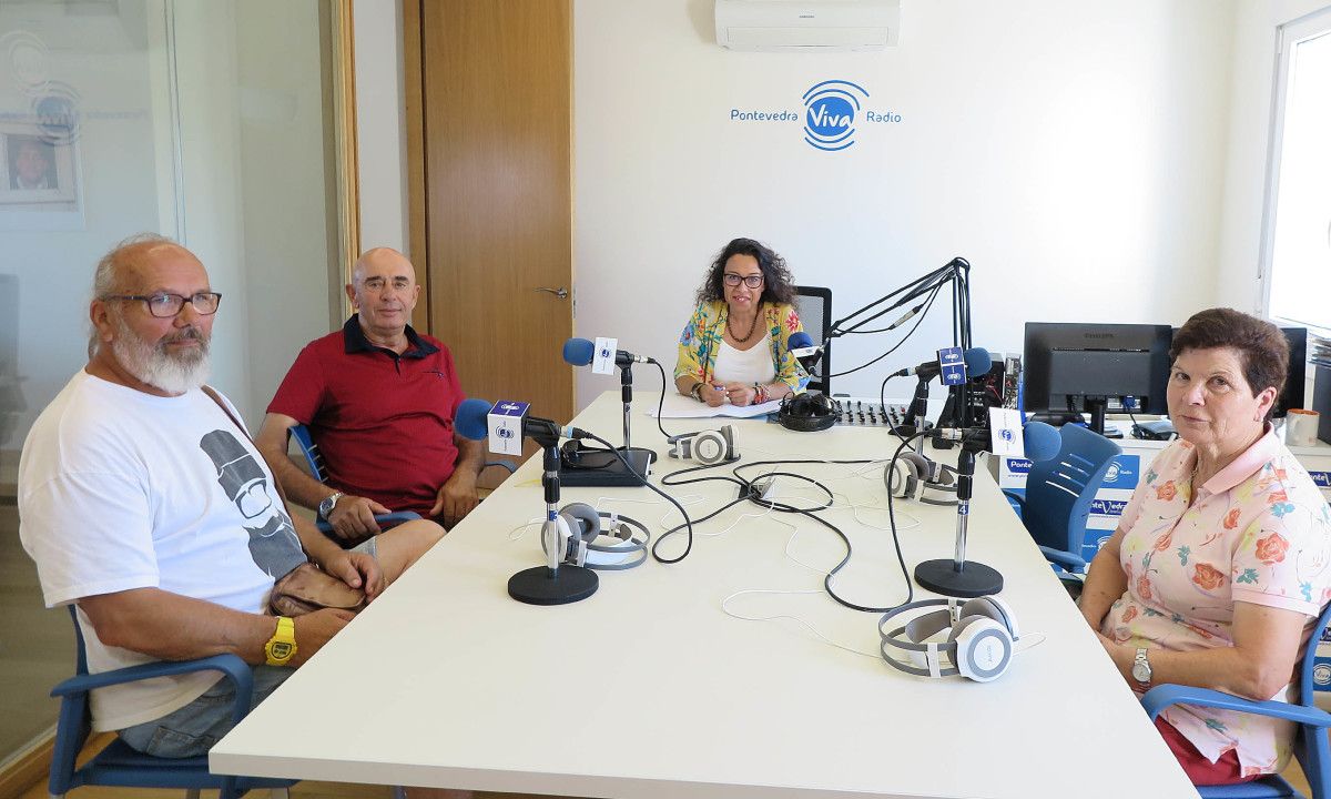 Simón Novoa, Raimundo Argibay y Sagrario Fariña son 'petanqueiros' de Pontevedra