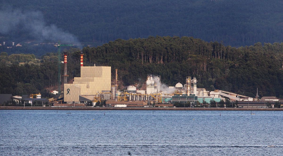 Fábrica de ENCE en Lourizán