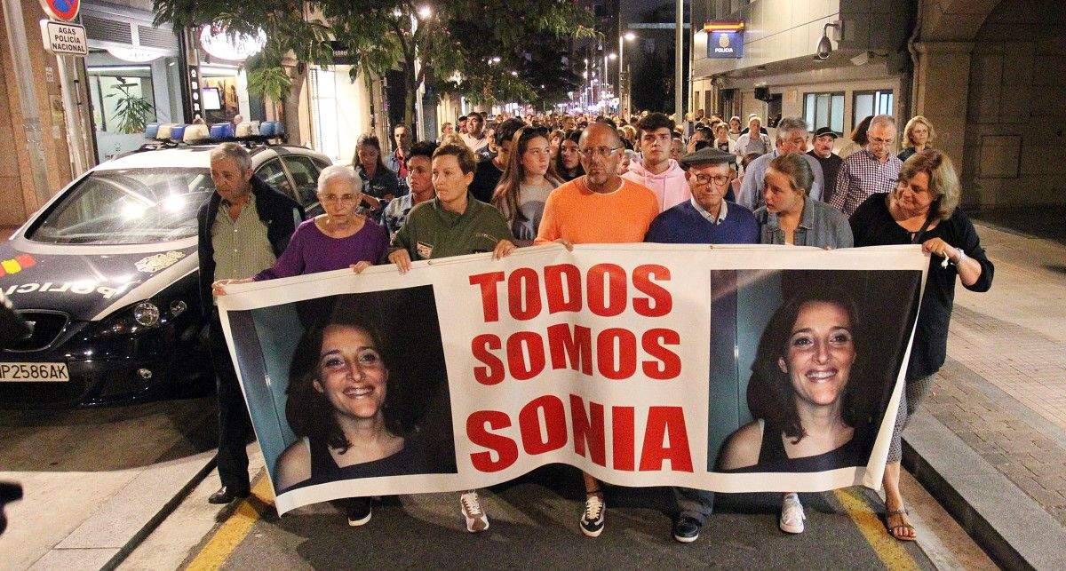 Manifestación de lembranza a Sonia Iglesias Manifestación de lembranza a Sonia Iglesias
