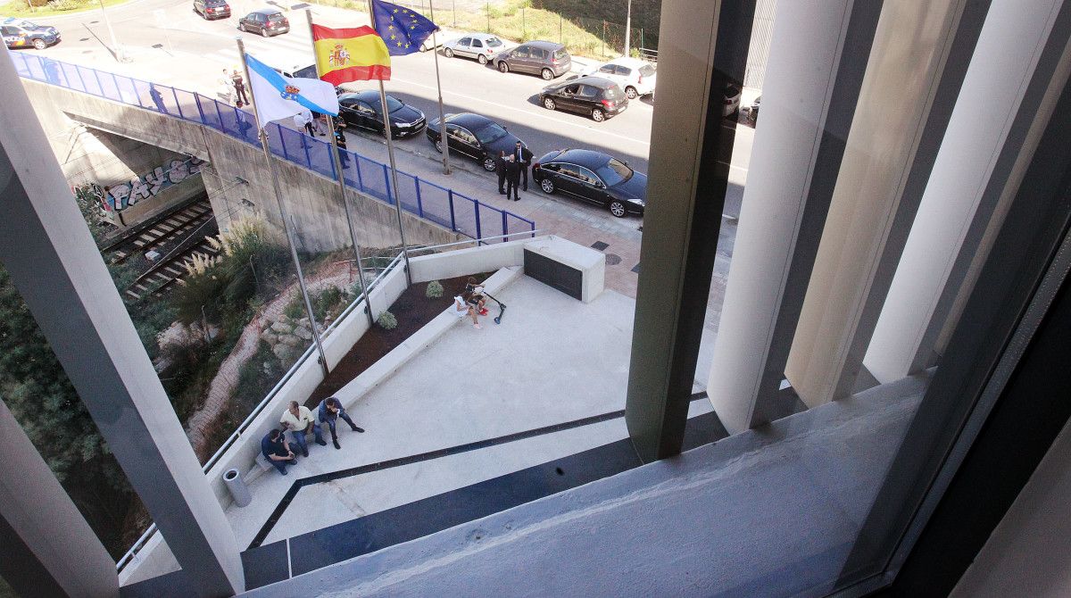 Inauguración do novo edificio xudicial na Parda