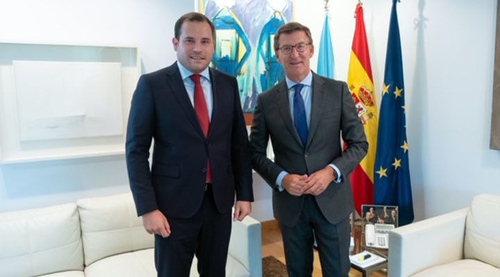 Reunión de Jorge Cubela e Alberto Núñez Feijóo
