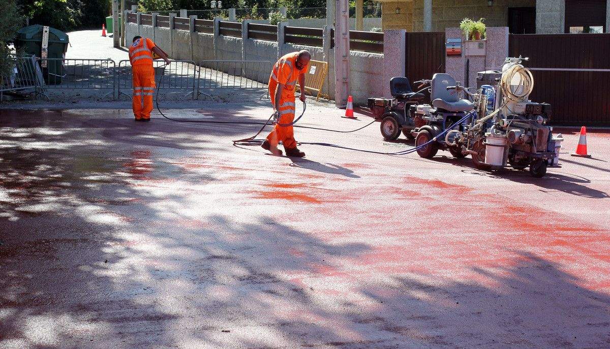 Obras de mellora da seguridade viaria no ámbito do colexio Vilaverde