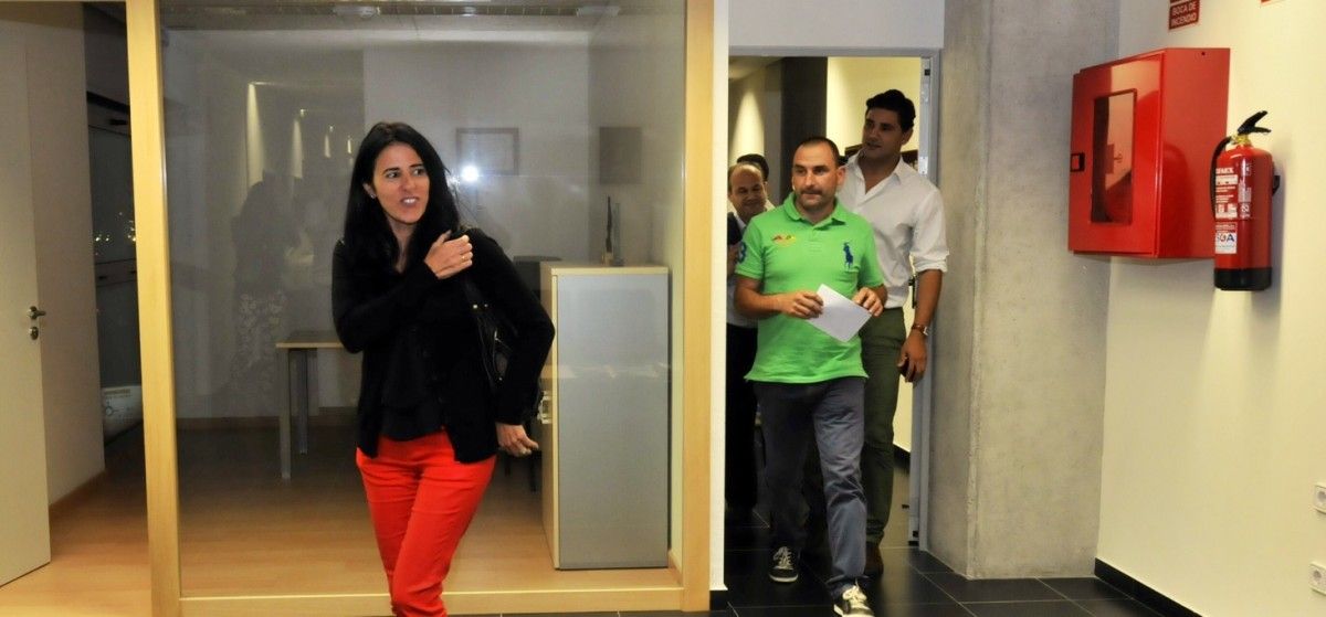Lupe Murillo, tras ser nomeada conselleira e presidenta do Pontevedra