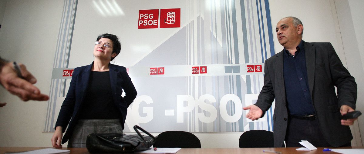 Patricia Vilán y Agustín Fernández, del PSOE