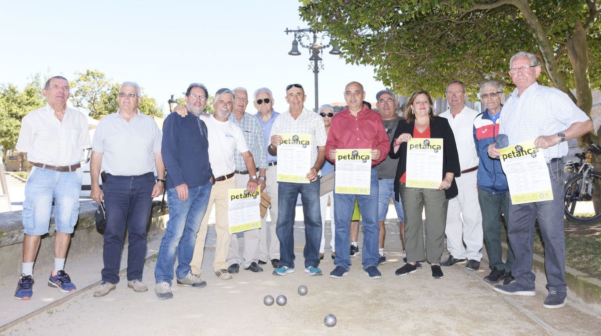 Presentación de la Copa Cidade de Pontevedra de petanca