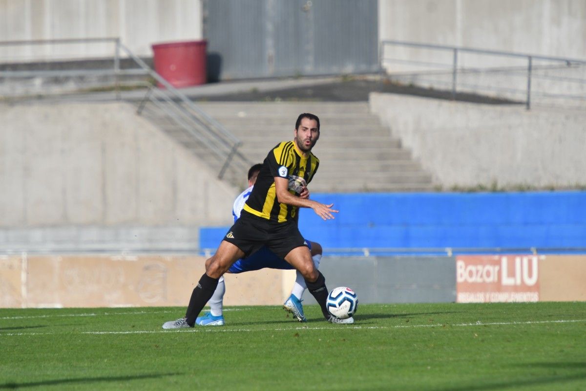 Fran Fandiño, en el partido entre el Portonovo y el Ribadumia en Baltar