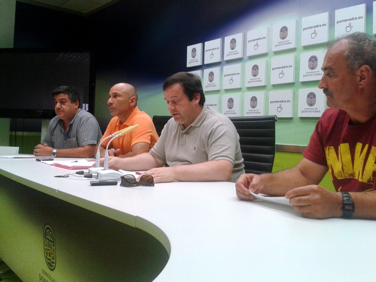Representantes sindicais do Concello de Pontevedra