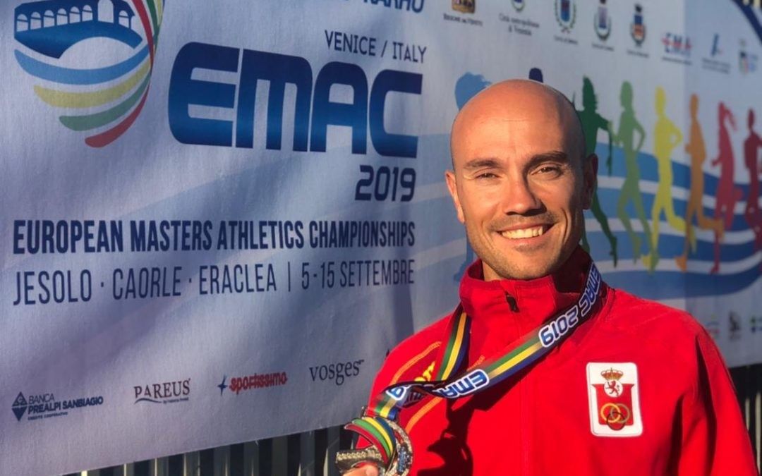 Manuel Hurtado no Campionato de Europa Máster