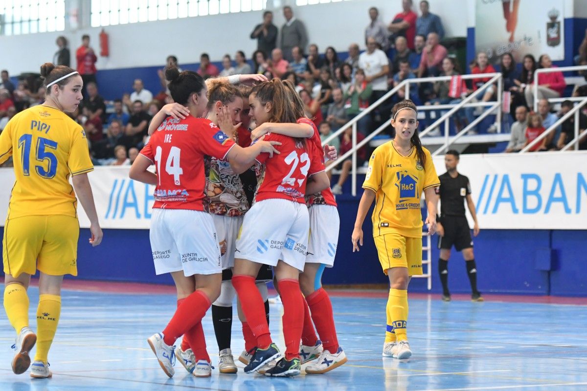 Partido entre Poio Pescamar e Alcorcón na Seca