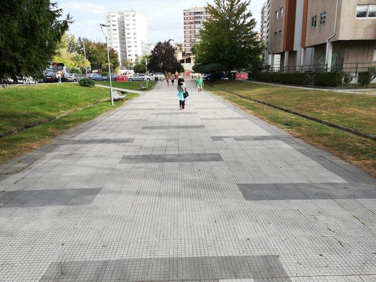 Tramo soterrado del río de Os Gafos