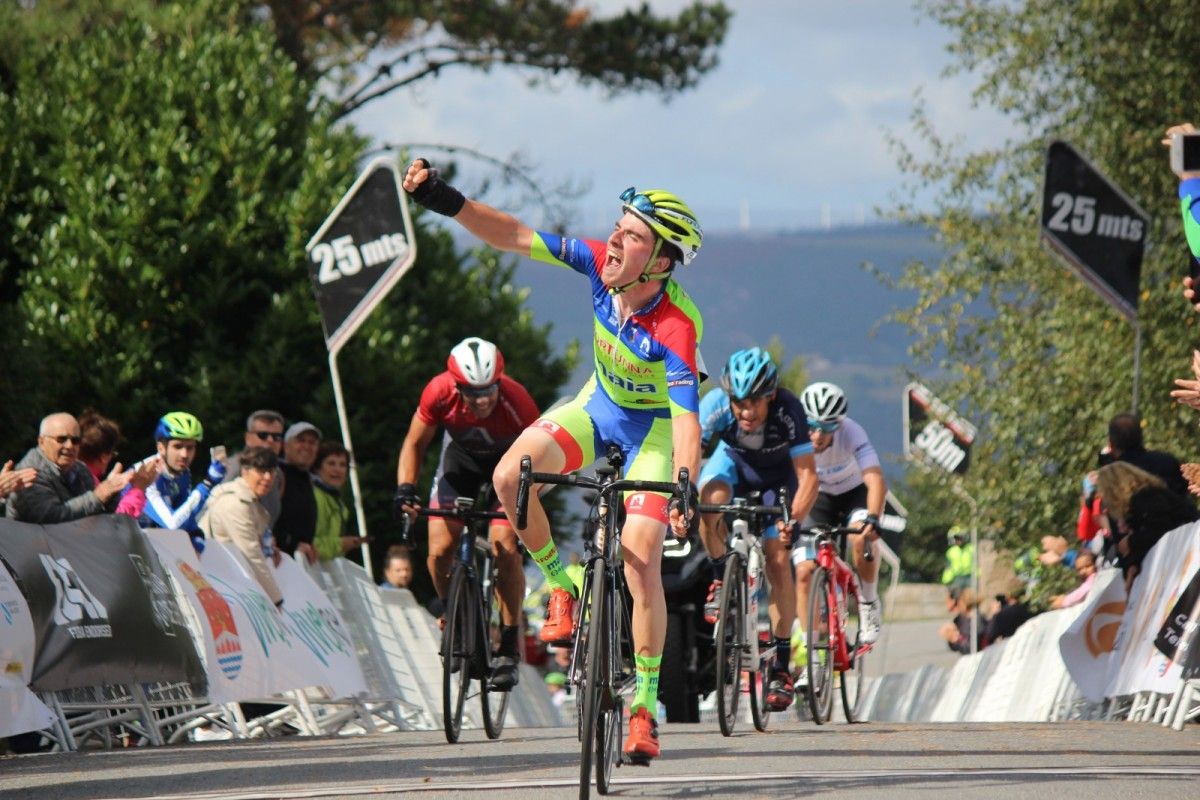 Llegada de la última etapa de la Volta a Galicia de ciclismo