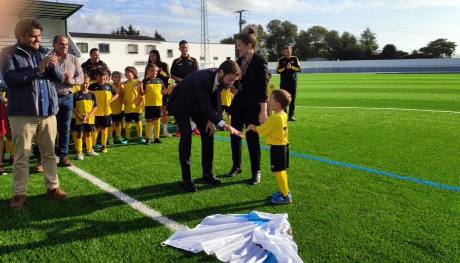 Reinauguración del campo municipal de A Seca