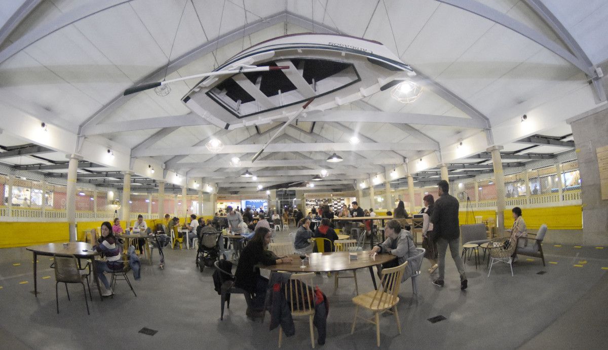 Espacio gastronómico del mercado de abastos de Pontevedra