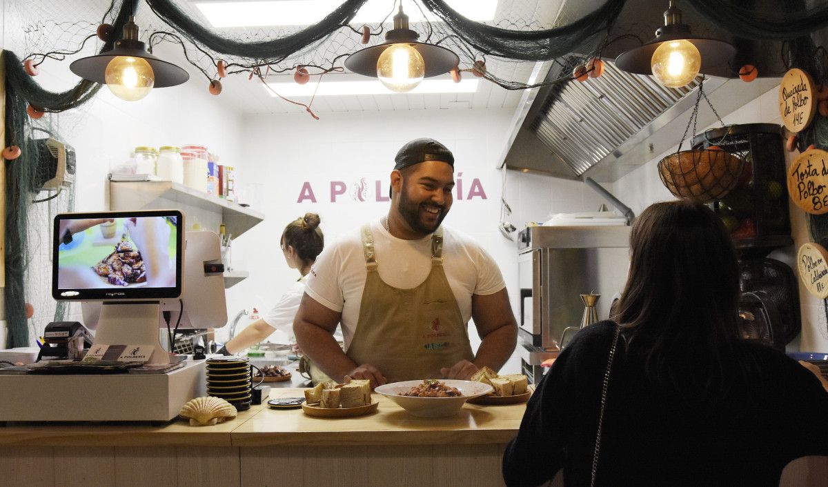 Espacio gastronómico del mercado de abastos de Pontevedra