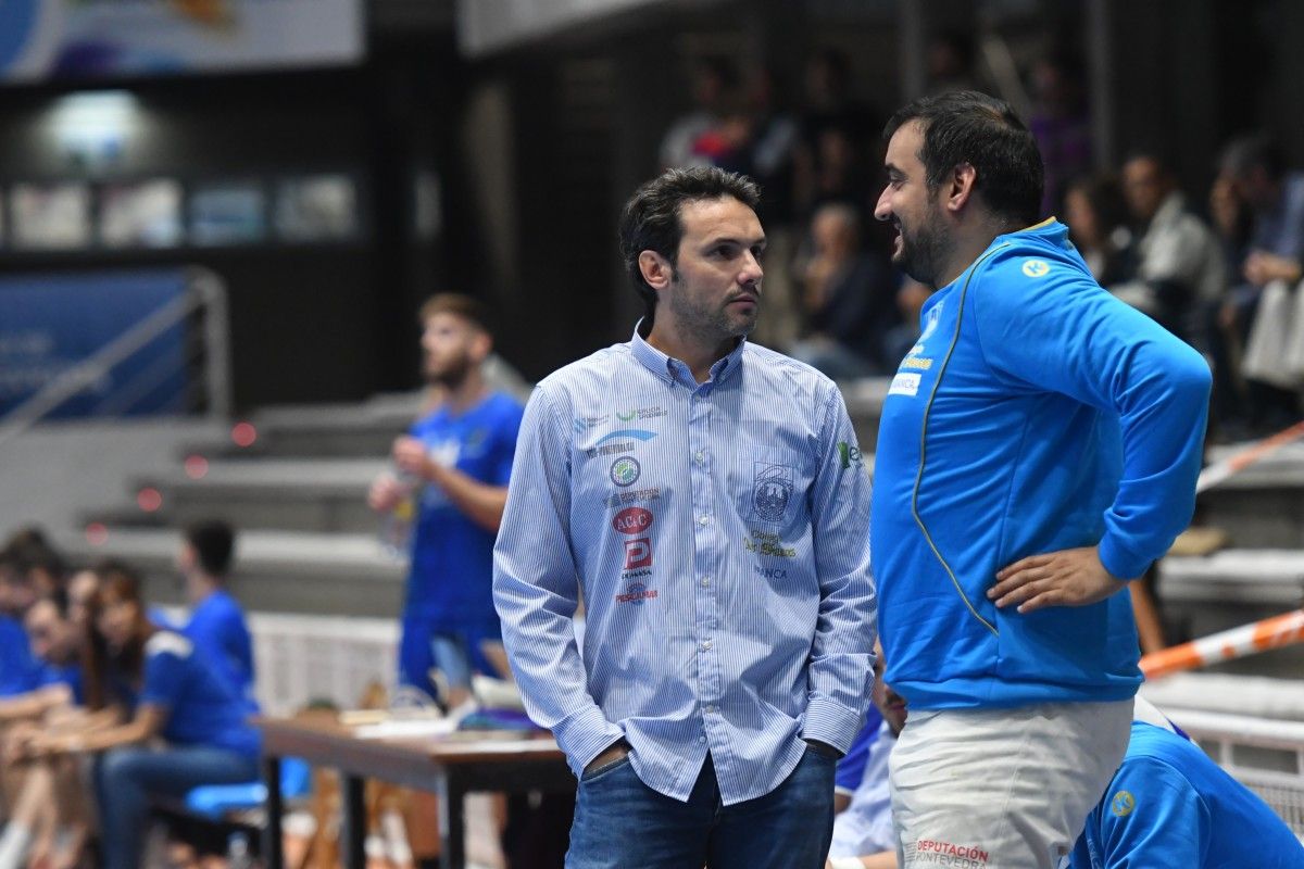Jabato, no partido de Copa do Rei entre Cisne e Teucro no Pavillón Municipal