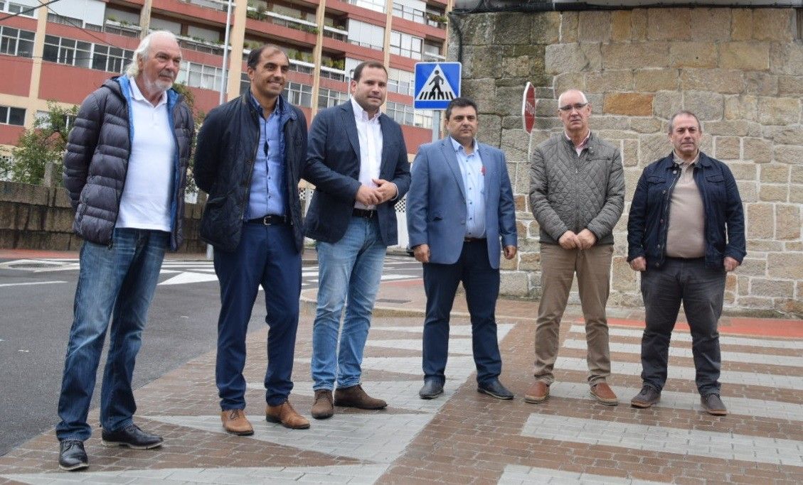Xose Antonio Landín, Ángel Moldes, Jorge Cubela, Antón Xil, Jorge Canda y Carlos Costa