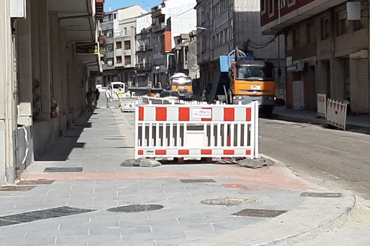 Pavimentación da primeira fase da rúa Concepción Arenal