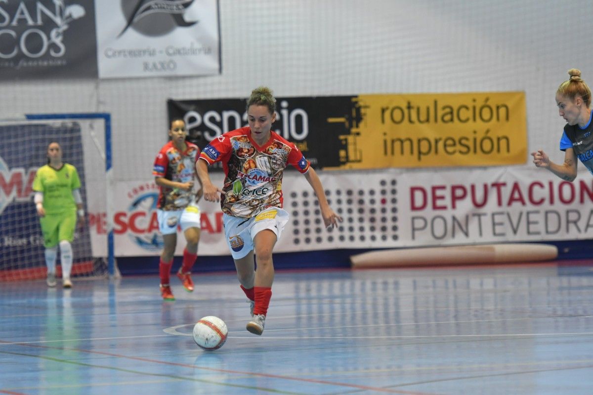 Partido entre Poio Pescamar y Atlético Navalcarnero en la Seca