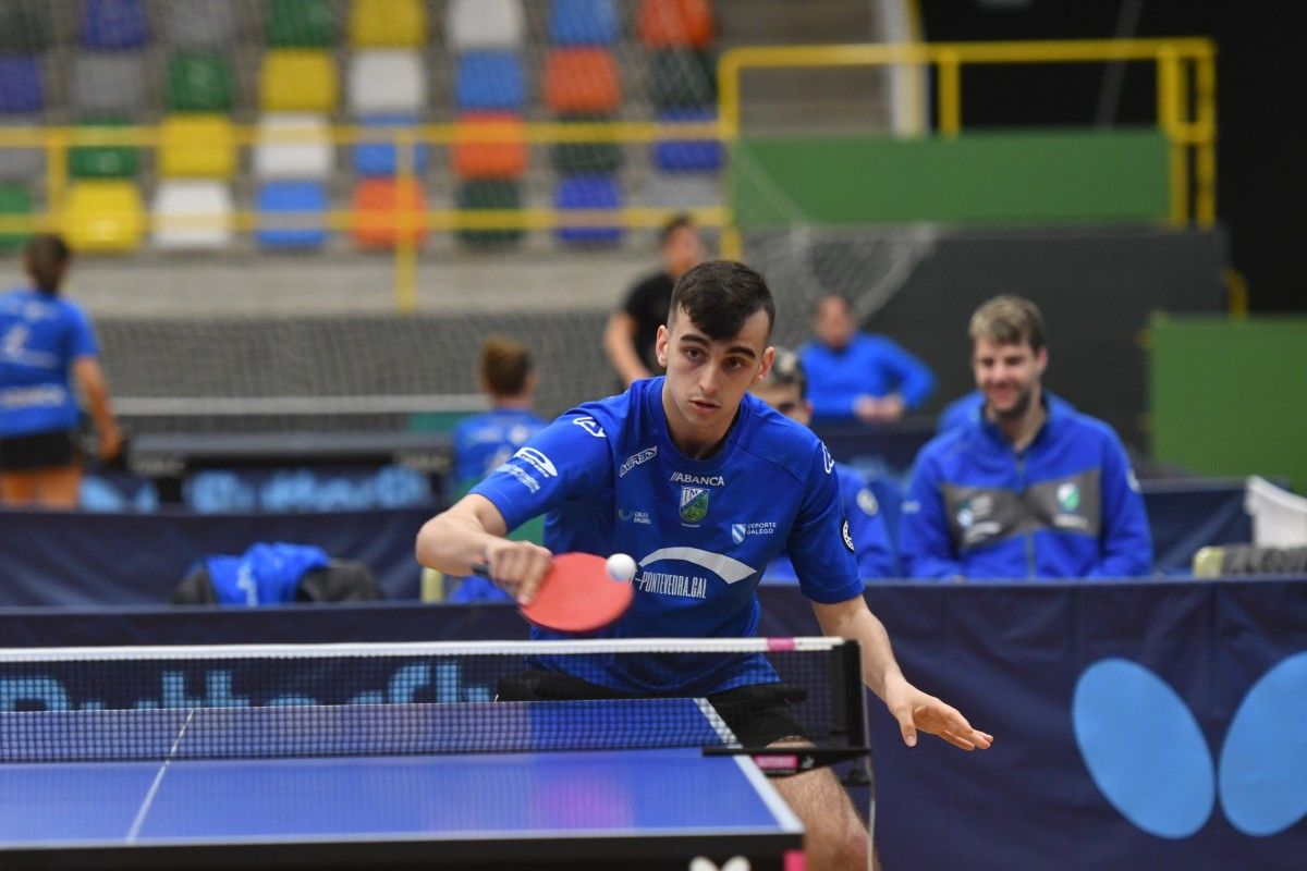 Victoria do Tenis de Mesa Monte Porreiro na Superdivisión masculina fronte ao L'Escala