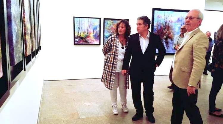 Inauguración da exposición de Álex Vázquez e Amelia Palacios no Pazo da Cultura