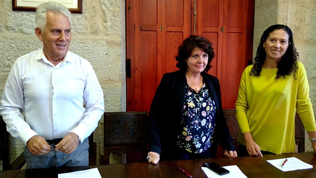 Rueda de prensa de Luciano Sobral, Chelo Besada y Silvia Díaz
