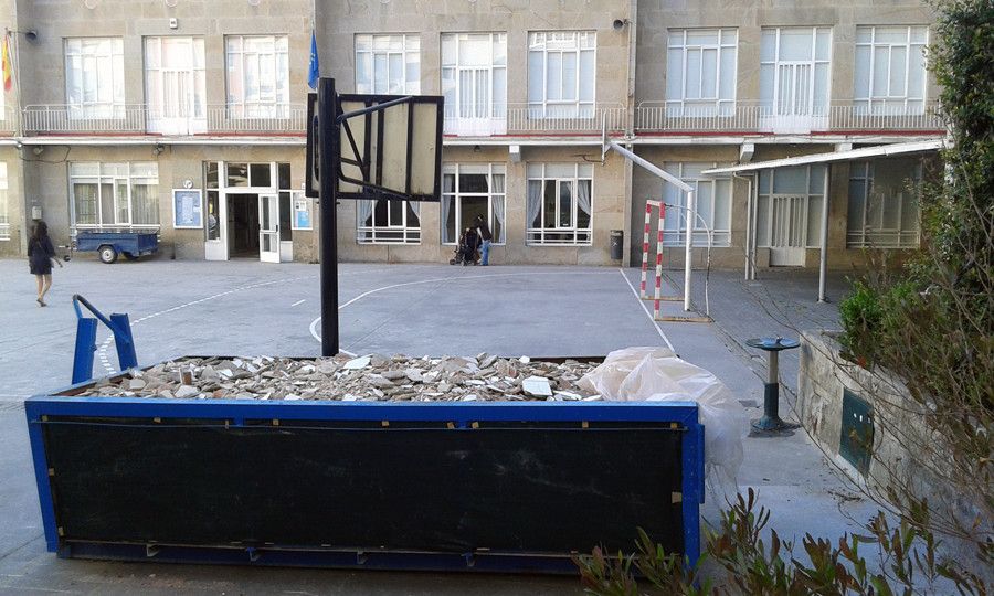 Obras no colexio Álvarez Limeses