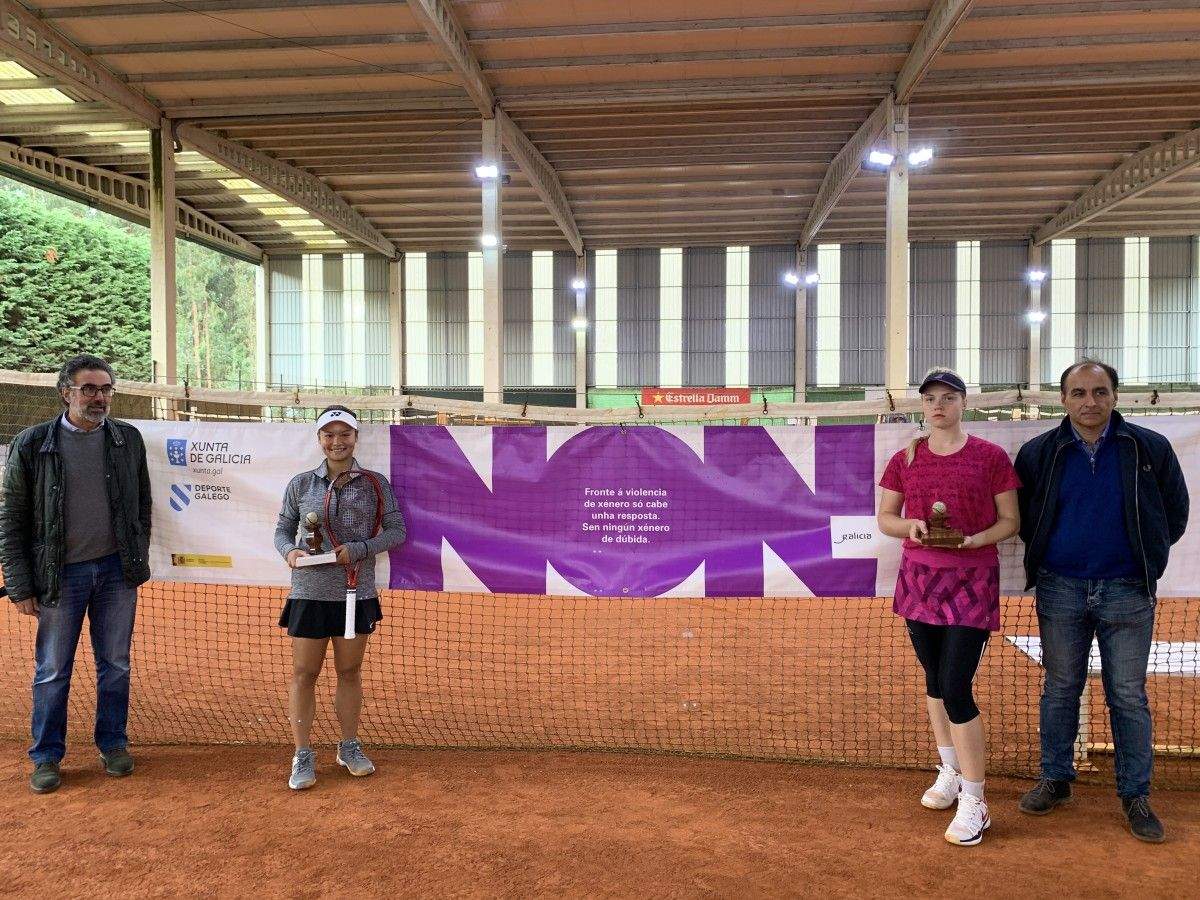 Entrega de trofeos del VIII ITF Júnior de Pontevedra