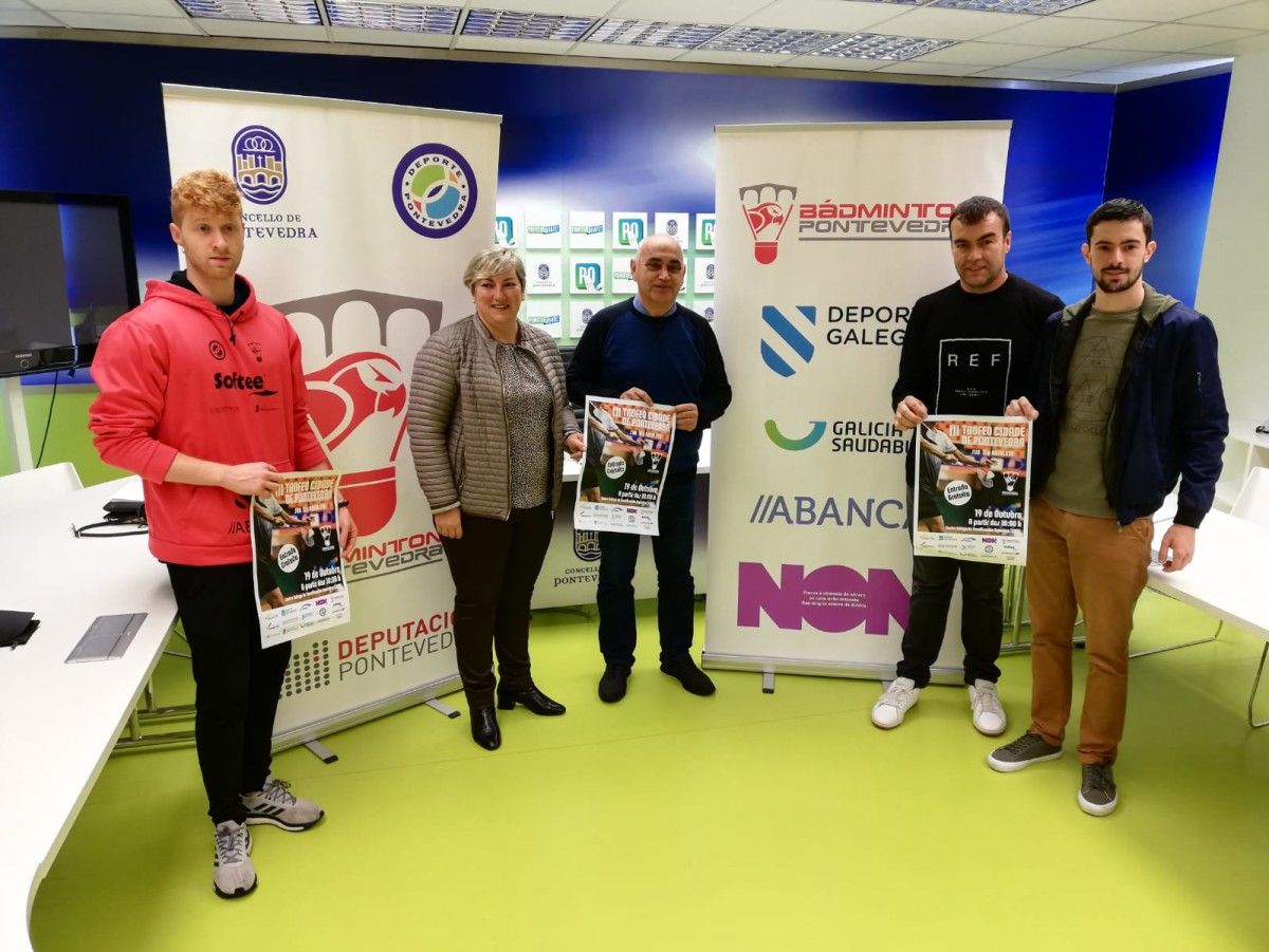 Presentación do III Trofeo Cidade de Pontevedra de bádminton