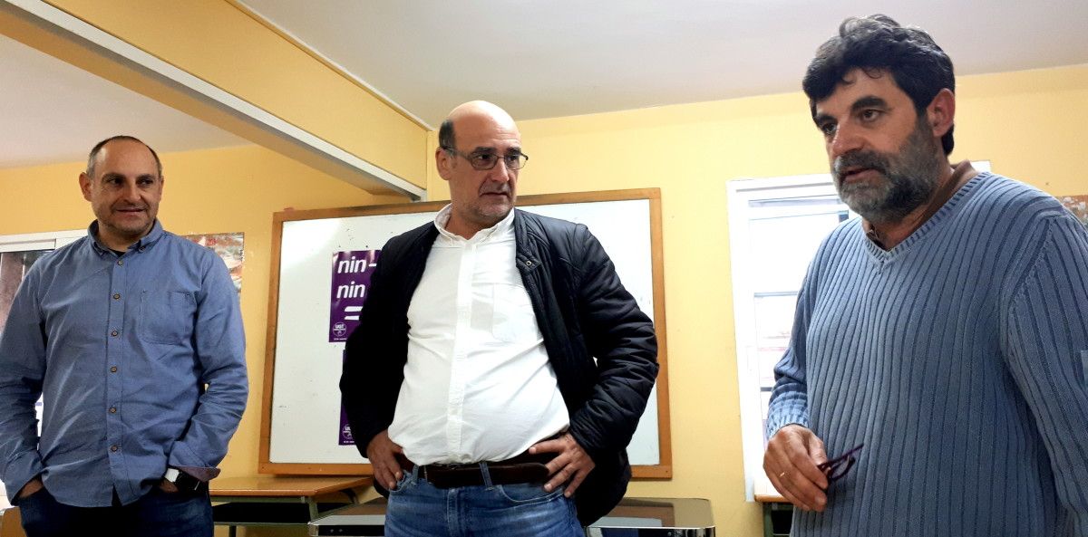 Avelino López, Javier Iglesias y Ramón Vidal, en UGT