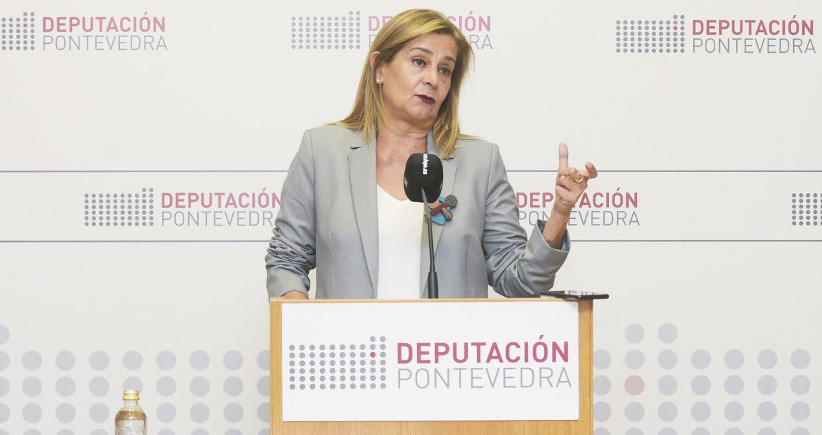 Carmela Silva, presidenta de la Deputación