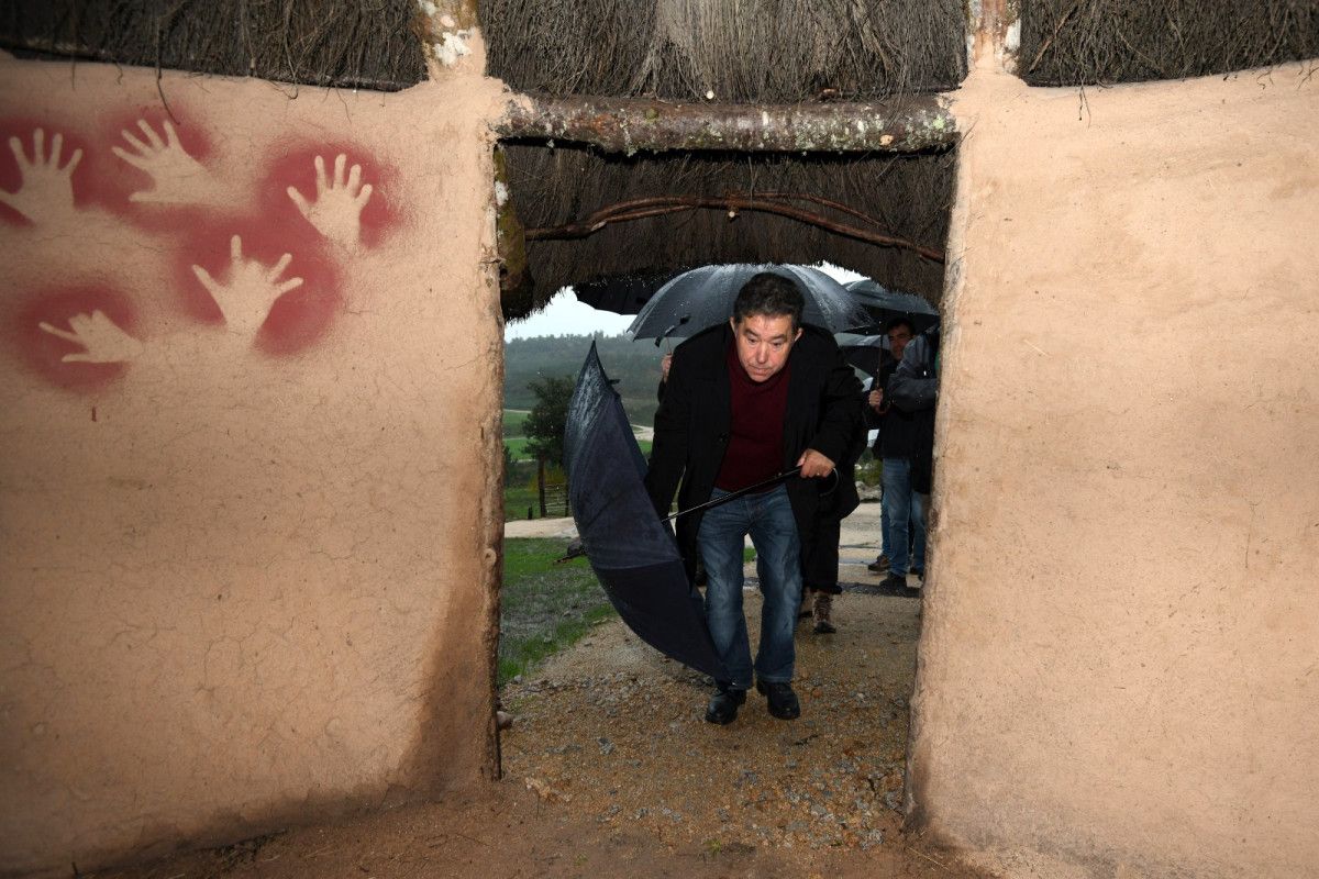 Parque etnoarqueolóxico das cabanas prehistóricas do Outeiro das Mouras, en Salcedo