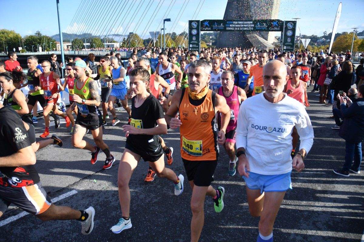 Participantes no XIV Medio Maratón de Pontevedra