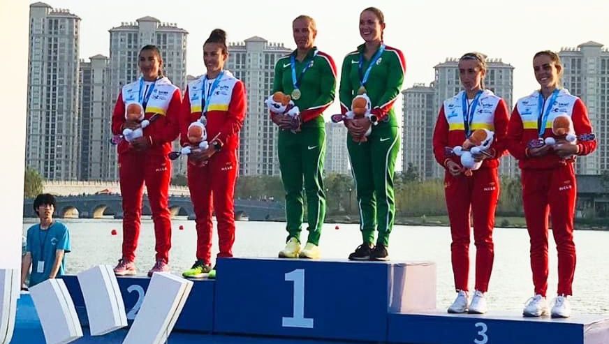 Tania Fernández y Tania Álvarez, subcampeonas del mundo de Maratón