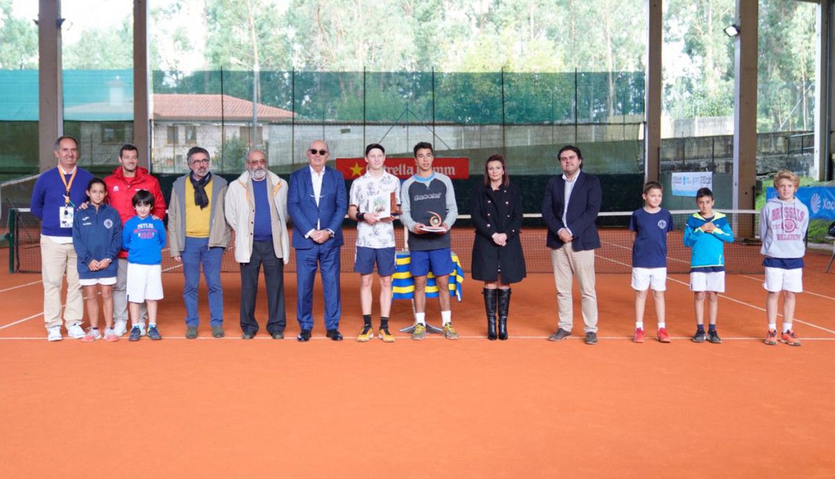 Finalistas masculinos del 18 Torneo Internacional Júnior ITF de Sanxenxo