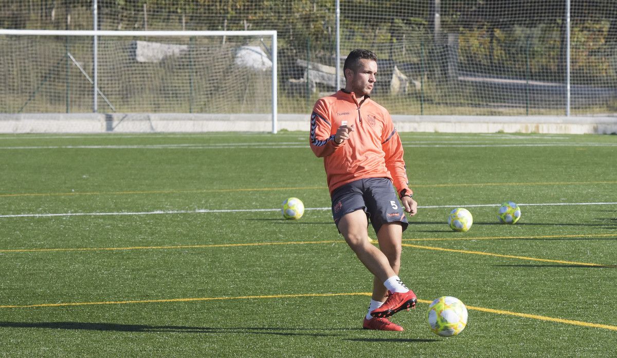 Campillo adestrando co Pontevedra