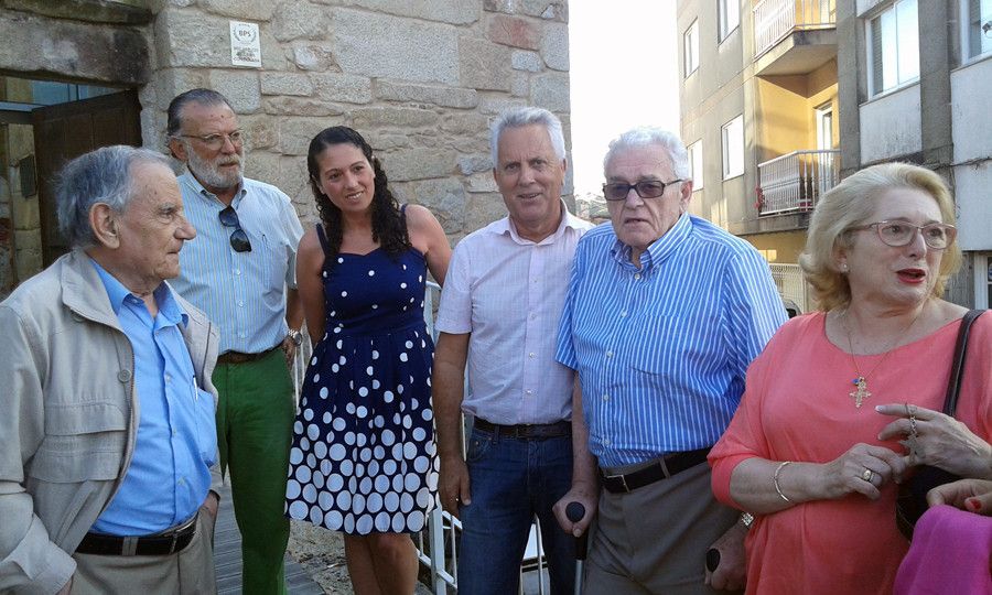 El historiador Alfonso Philippot acudió a la inauguración de la exposición de la Casa Museo de Colón